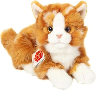 Teddy-Hermann Spielzeug/Puppen & Plüschspielzeug/Plüschspielzeug/Kuscheltiere Teddy Hermann 91837 Katze Liegend Rot Getigert 20 Cm, Kuscheltier, Plüschtier Mit Recycelter Füllung, Nachhaltig Rot 1 Teddy-Hermann Spielzeug/Puppen & Plüschspielzeug/Plüschspielzeug/Kuscheltiere Teddy Hermann 91837 Katze Liegend Rot Getigert 20 Cm, Kuscheltier, Plüschtier Mit Recycelter Füllung, Nachhaltig Rot