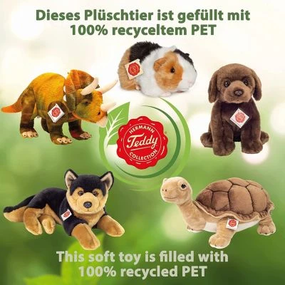 Teddy-Hermann Spielzeug/Puppen & Plüschspielzeug/Plüschspielzeug/Kuscheltiere Teddy Hermann 91837 Katze Liegend Rot Getigert 20 Cm, Kuscheltier, Plüschtier Mit Recycelter Füllung, Nachhaltig Rot 4 Teddy-Hermann Spielzeug/Puppen & Plüschspielzeug/Plüschspielzeug/Kuscheltiere Teddy Hermann 91837 Katze Liegend Rot Getigert 20 Cm, Kuscheltier, Plüschtier Mit Recycelter Füllung, Nachhaltig Rot – Bild 4