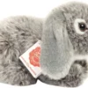 Teddy Hermann - Widderkaninchen Grau, 18 Cm