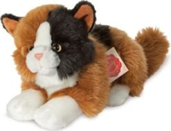 Teddy Hermann - Glückskatze Liegend, 20 Cm