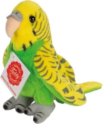 Teddy-Hermann Wellensittich Grün 13 Cm