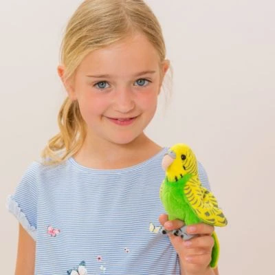 Teddy-Hermann Wellensittich Grün 13 Cm 3 Teddy-Hermann Wellensittich Grün 13 Cm – Bild 3