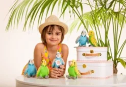 Teddy-Hermann Wellensittich Blau 13 Cm -Teddy Hermann 8960576 04