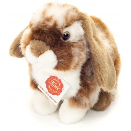Teddy-Hermann - Hase Sitzend Dunkelbraun/weiß Gescheckt 20 Cm 4 Teddy-Hermann - Hase Sitzend Dunkelbraun/weiß Gescheckt 20 Cm – Bild 4